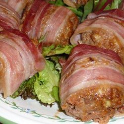 Mini  Meat  Loaves  Wrapped  in  Bacon recipe