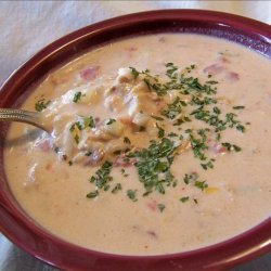 Cheesy Crab Soup recipe