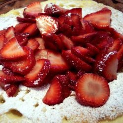 Puffed Pancake with Strawberries recipe