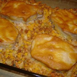 Pork Chop and Corn Stuffing Bake recipe