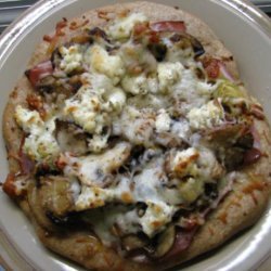 Prosciutto, Mushroom and Artichoke Pizza recipe