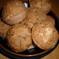 Savory Basil Zucchini Muffins recipe