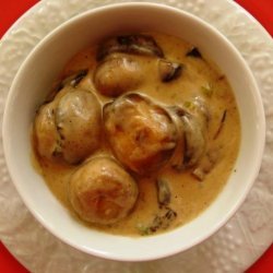 Sherry Creamed Mushrooms recipe