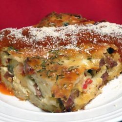 Italian Sausage Cheese Strata Recipe recipe