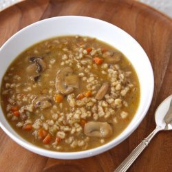Yummy Mushroom Barley Soup recipe