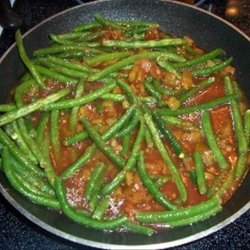 Salsa and Chiles Green Beans recipe