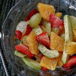 Leftover fruits breakfeast salad recipe