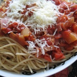 Danielle's Amatriciana Spaghetti recipe