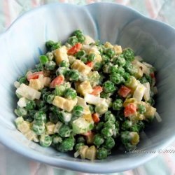 Easy Pea & Cheese Salad recipe