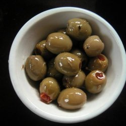 Marinated Green Olives recipe