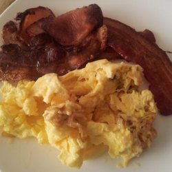 Microwaved Bacon and Eggs for One recipe
