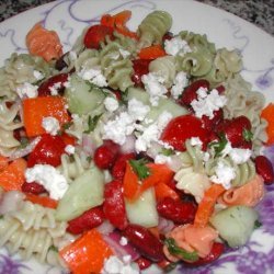 Garden Greek Pasta Salad recipe