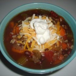 Crock Pot Black Beans and Rice Soup recipe