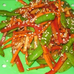 Sugar Snap Pea Salad With Ginger Soy Dressing recipe