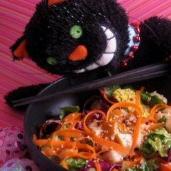 Fresh Pear Salad With Asian Sesame Dressing recipe