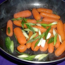 Baby Carrots With Scallions recipe