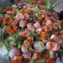 Salad Greens with Tangy Lemon Dressing recipe