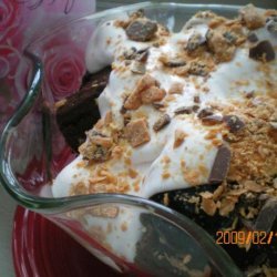 Easy Butterfinger Trifle Dessert recipe