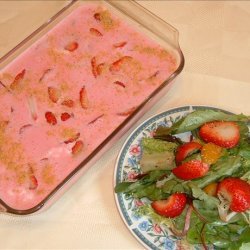Spinach, Romaine and Strawberries with Balsamic Vinaigrette recipe