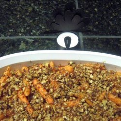 Carrots With Spiced Pecan Topping recipe