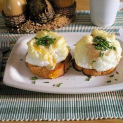 Whipped Eggs on Toast recipe