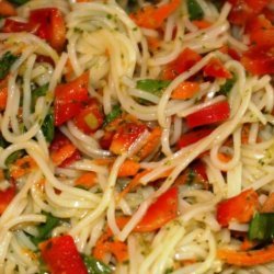 Somen Noodle Salad With Ginger-Cilantro Dressing recipe