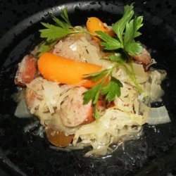 Sauerkraut and Kielbasa (Crock Pot) recipe