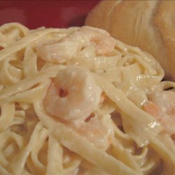 Creamy Shrimp Fettuccine recipe