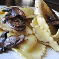 Ravioli With Mushrooms and Sage in Browned Butter recipe