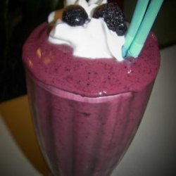 Black and Blue and Raspberry Smoothie recipe
