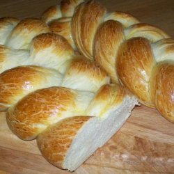 Jane's Challah Bread (Using Food Processor) recipe