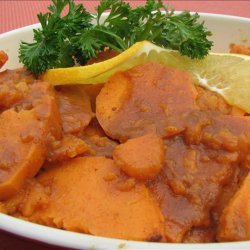 Sweet and Spicy Yams recipe