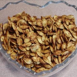 Roasted Pumpkin Seeds With a Kick from Kim! recipe
