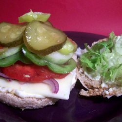 Veggie Delightful Sandwich à La Subway recipe
