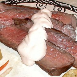 London Broil With Soy Citrus Mayonnaise recipe