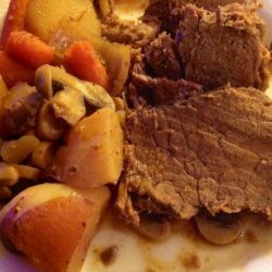 Slow Cooker Bottom Round Beef Roast recipe
