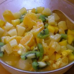 Fat Free Fresh Tropical Fruit Salad recipe
