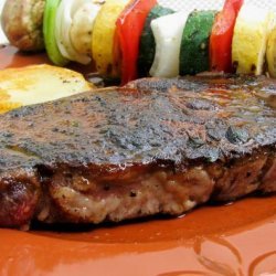 Pan-Fried Rib Eye Steaks recipe