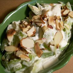Creamed Celery With Blue Cheese recipe