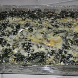 Fantastic Creamed Spinach Gratin recipe