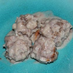 Easy Creamy Porcupine Meatballs recipe