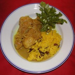 Cape Malay Yellow Rice With Raisins recipe