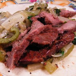 Flank Steak in Fajita Marinade recipe