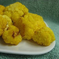 Low Fat Roasted Golden Cauliflower recipe
