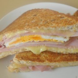 Jude's Grilled Ham and Egg Sandwich recipe