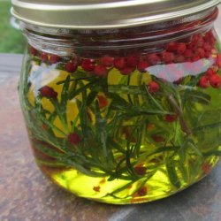 Olive Oil with Rosemary and Pink Peppercorns recipe