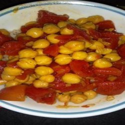 Easy Curried Chickpeas (Chana Masala) Vegetarian/Vegan recipe
