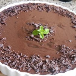 Minty Mousse Pie Au Chocolat recipe