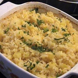 Oven Baked Orange Rice recipe
