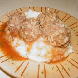 Aunt Becky's Porcupine Meatballs recipe
